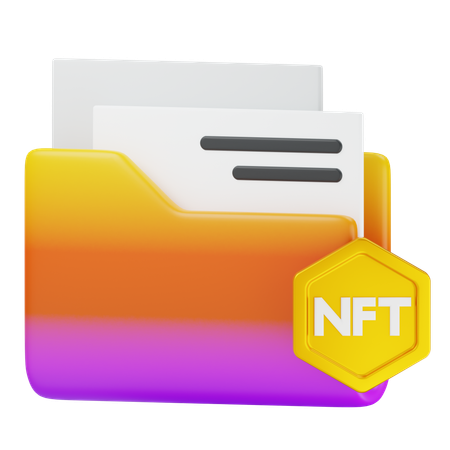 Nft File  3D Icon