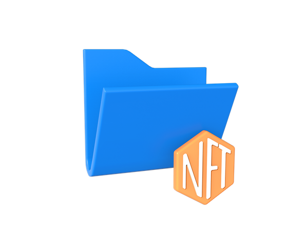 Nft File  3D Illustration