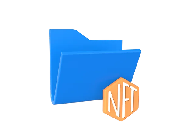 Nft File  3D Illustration