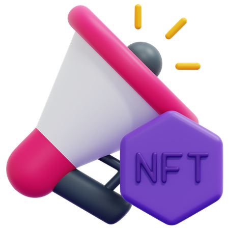 NFT-Werbung  3D Icon