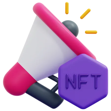 NFT-Werbung  3D Icon