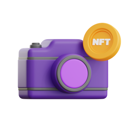 Fotografía nft  3D Icon