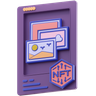 nft frame 3d logo
