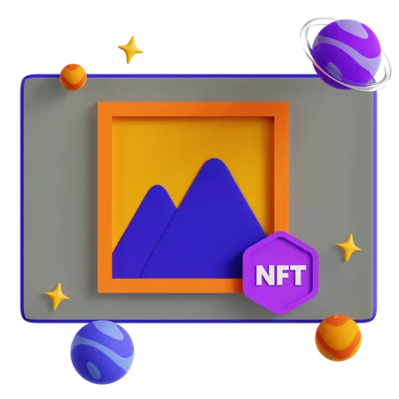Nft Gallery  3D Icon