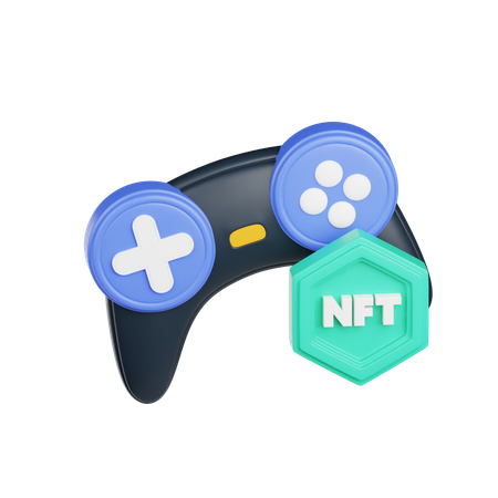 NFT 게임  3D Icon