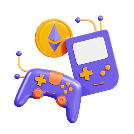 Nft Game  3D Icon