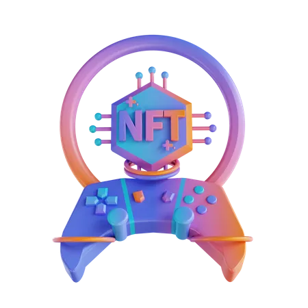 Nft Game  3D Illustration