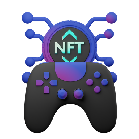 Nft Game  3D Illustration