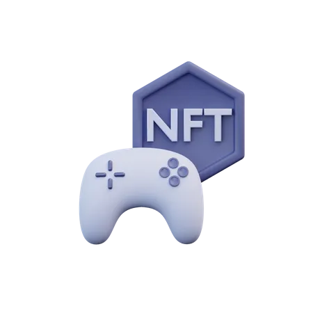 Nft Game  3D Illustration