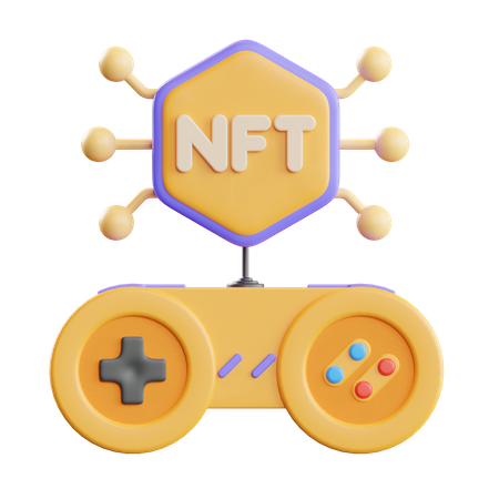 Nft Game 3D Illustration