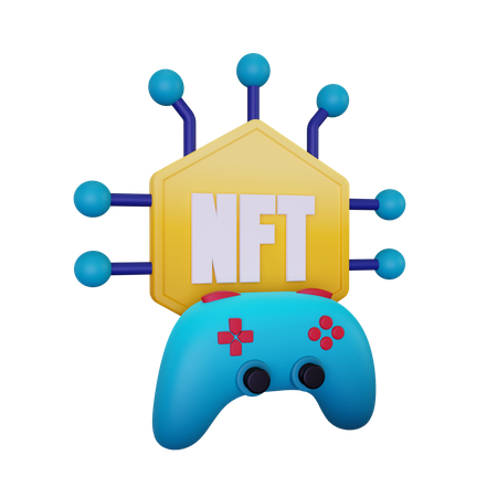 Nft Gaming 3D Illustration