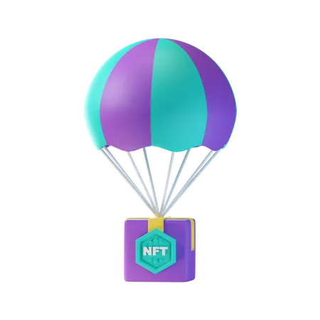 NFT-Geschenkbox  3D Icon