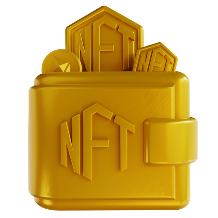 NFT-Geldbörse  3D Icon