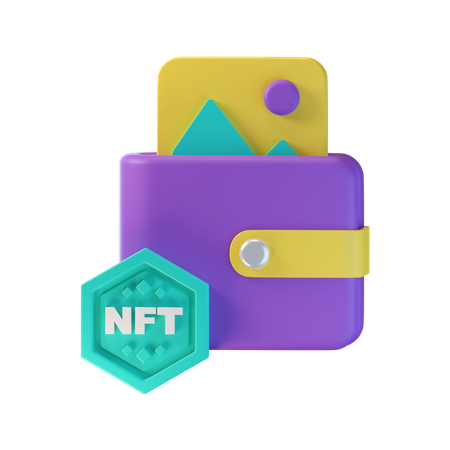 NFT-Geldbörse  3D Icon