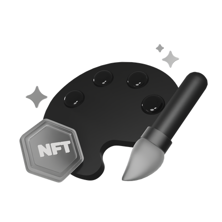 NFT-Malerei  3D Icon