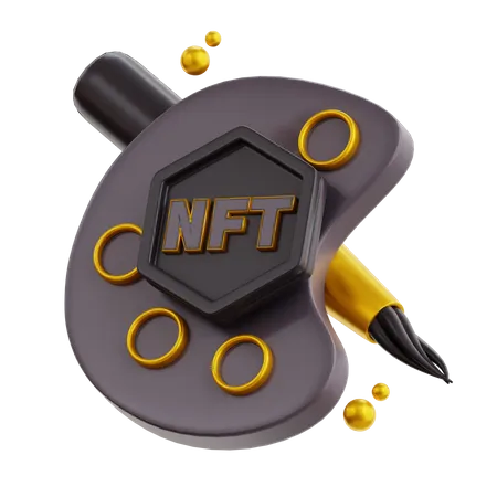 NFT-Malerei  3D Icon