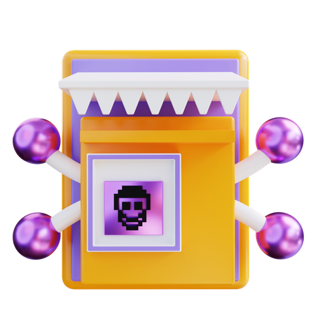 NFT-Laden  3D Icon