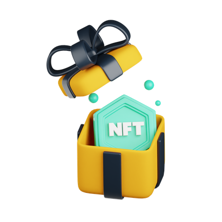 NFT-Geschenk  3D Icon