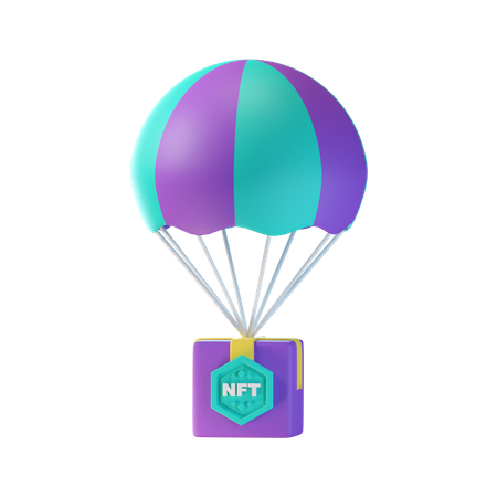 NFT-Geschenkbox  3D Icon