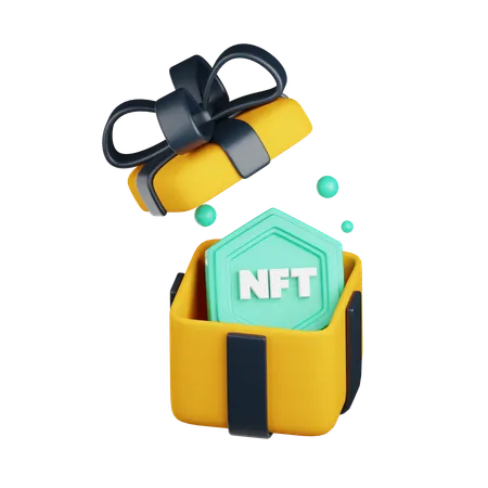 NFT 선물  3D Icon