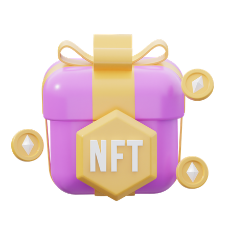 Nft Gift  3D Icon