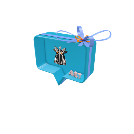 Nft gift box  3D Icon