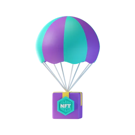 Nft Give Box  3D Icon