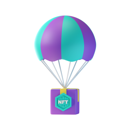 Nft Give Box  3D Icon