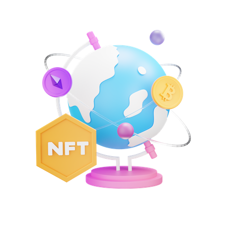Nft Globe 3D Icon