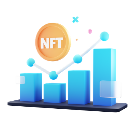 Nft Graph  3D Icon