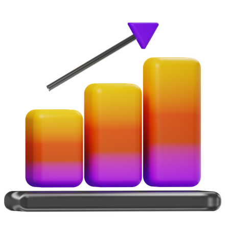 Nft Graph  3D Icon