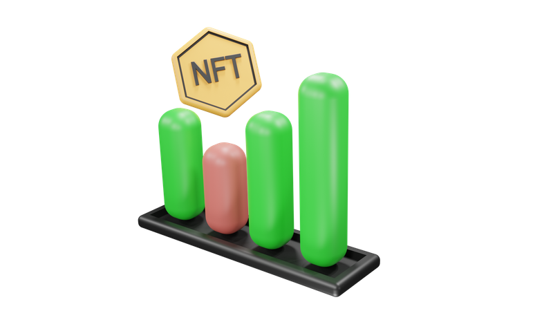 Nft Growth  3D Icon