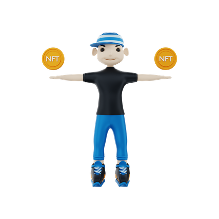NFT holder  3D Icon