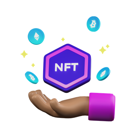 NFT Holder  3D Illustration