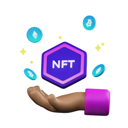 NFT Holder  3D Illustration