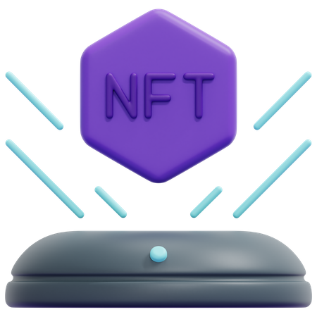 Hologramme nft  3D Icon