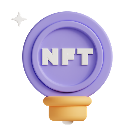 NFT Idea  3D Illustration