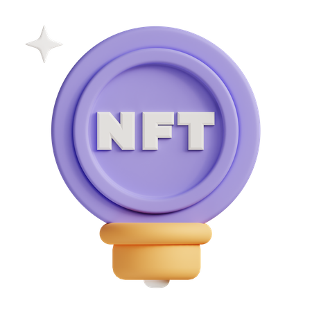 NFT Idea  3D Illustration