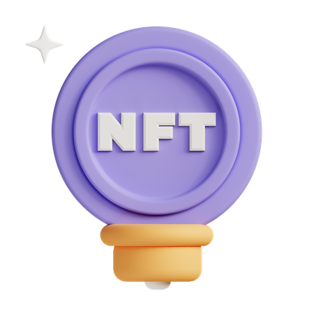 Idée nft  3D Illustration