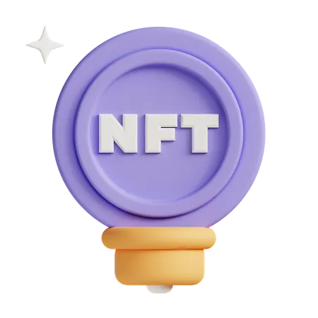 Idée nft  3D Illustration