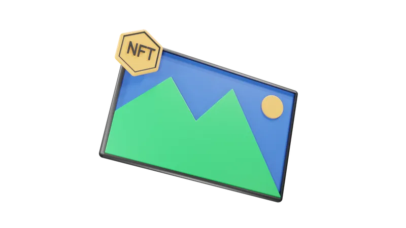 Nft Image  3D Icon