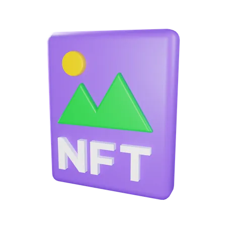 NFT Image 3D Icon