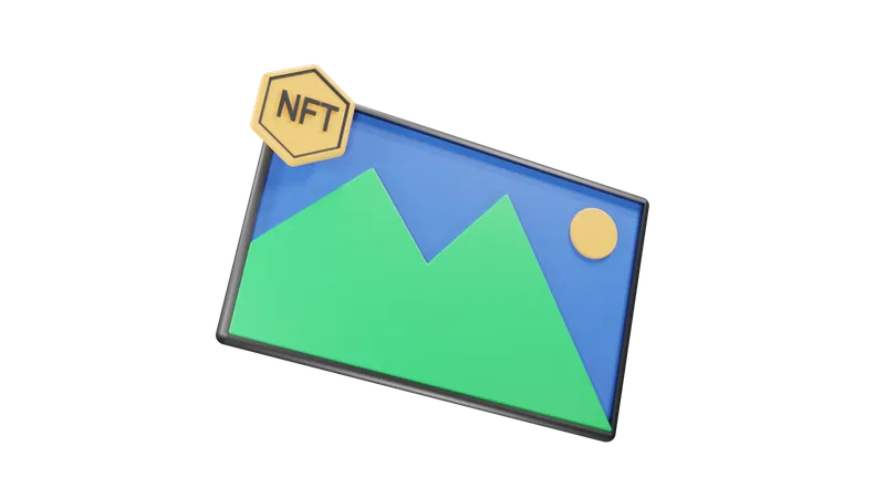 Nft Image 3D Icon