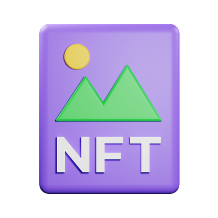 NFT Image 3D Icon