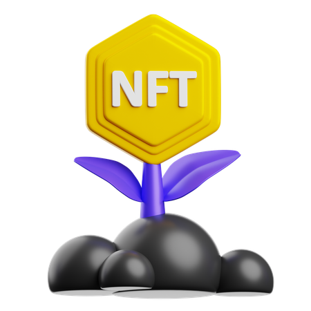 Inversión nft  3D Icon
