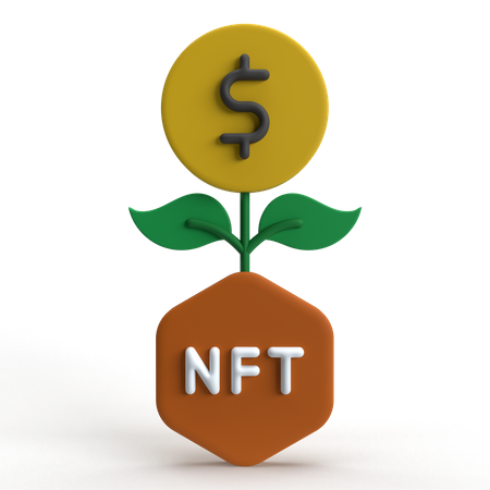 NFT Invest  3D Icon