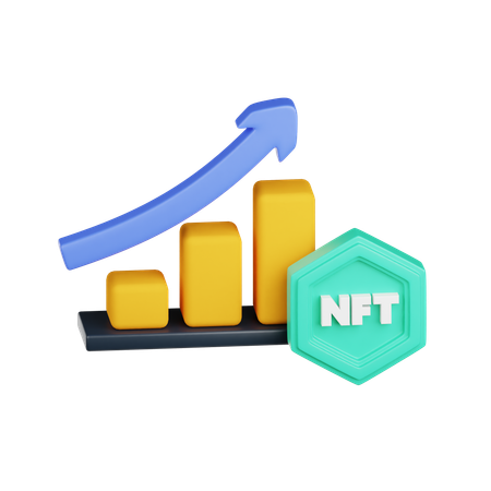 Investimento em NFT  3D Icon