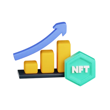 Investimento em NFT  3D Icon