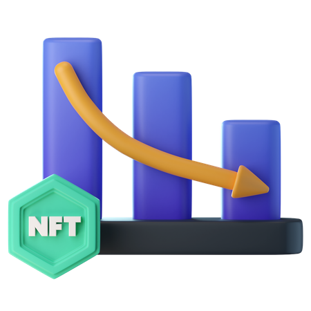 Investimento em NFT  3D Icon