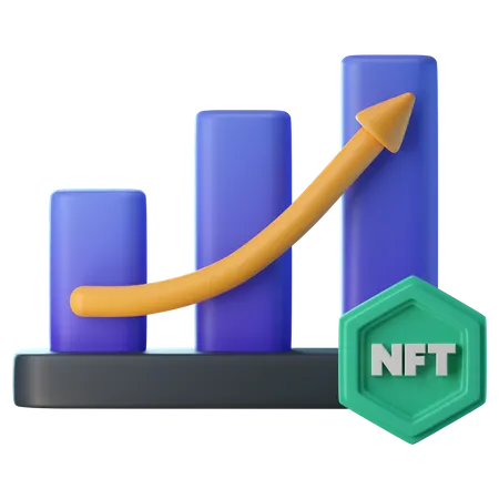 Investimento em NFT  3D Icon